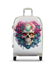 Średnia walizka Czaszka