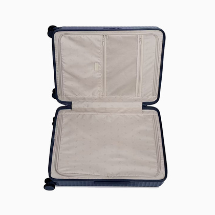 Średnia walizka PUCCINI MONTE CARLO PC036B 7A Granatowa