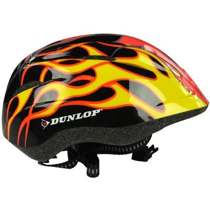 KASK ROWEROWY DZIECIĘCY REGULOWANY DUNLOP R. (48-52CM) FIRE