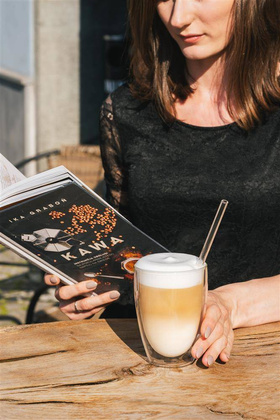 Zestaw 6 szklanek z podwójną ścianką 350ml ze słomkami VITA 26865