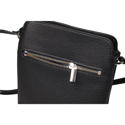 Torebka damska skórzana KEMER R 320 Czarna - min. zamówienie 20 / 50 / 100 szt.