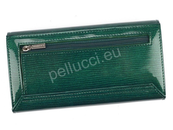 Portfel damski skórzany PELLUCCI LN-102 Zielony