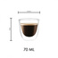 Szklanki termiczne 70ML do kawy zestaw 2szt SZK31ZESTAW2