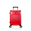 Heys Tekno średnia twarda czerwona walizka na kółkach