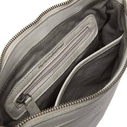 Torebka damska skórzana na ramię Jasno szary - min. zamówienie 20 / 50 / 100 szt.