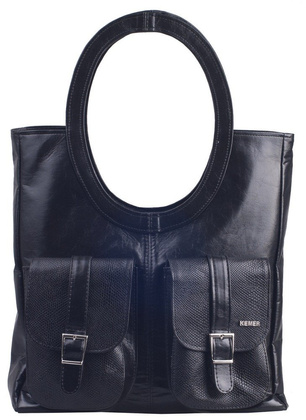 Torebka damska KEMER Czarna - min. zamówienie 20 / 50 / 100 szt.