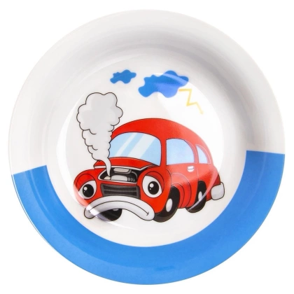 Zestaw - talerz miska kubek dla dzieci dziecka