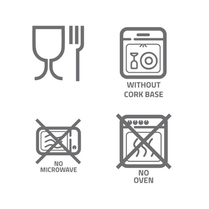 Kubek ceramiczny 370 ml, korkowy element