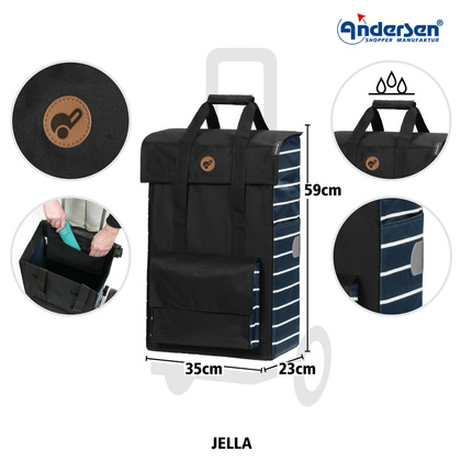 Wózek na zakupy ANDERSEN Komfort Jella