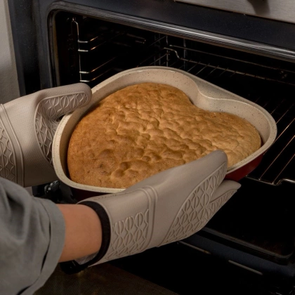 Forma do pieczenia ciasta foremka serce ceramiczna granitowa TERRESTRIAL 33 cm