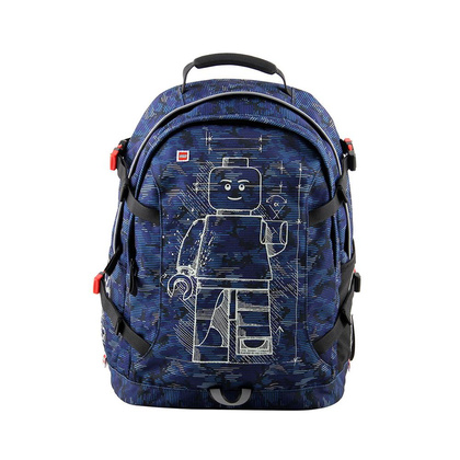 Plecak LEGO Minifigures Blue Camo - Tech Teen Backpack 20041-1917 Niebieski