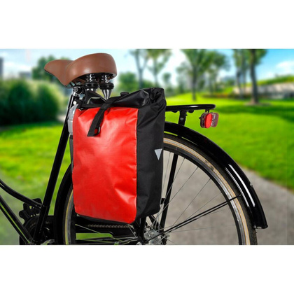 Torba rowerowa na bagażnik wodoszczelna sakwa Dunlop