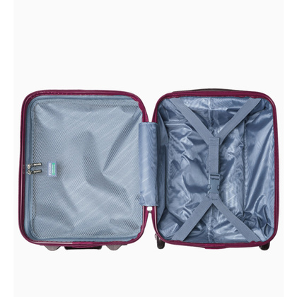 Mała kabinowa walizka PUCCINI PARIS ABS03D 3B Bordowa