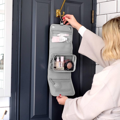 Kosmetyczka podróżna do zawieszenia Stackers Pebbl kamienna szarość