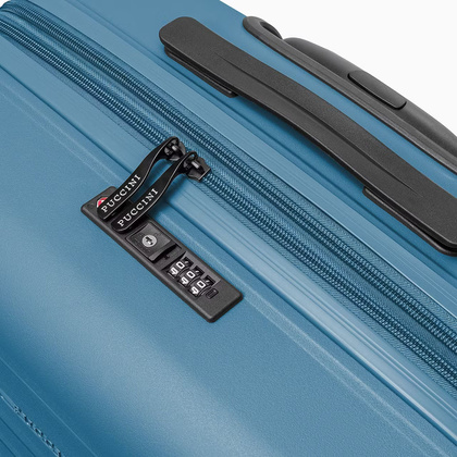 Średnia walizka PUCCINI SEOUL PP028B 7 Niebieska