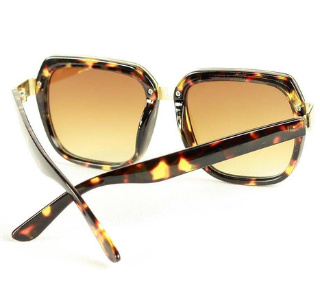 Nowoczesne okulary przeciwsłoneczne MAZZINI GLAMOUR NEW brąz - min. zamówienie 20 / 50 / 100 szt.