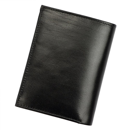 Bogato wyposażony portfel męski z naturalnej skóry licowej