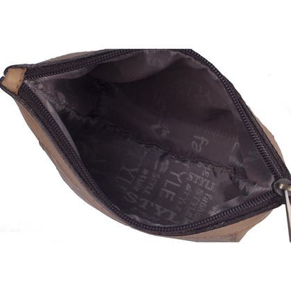 Kosmetyczka skórzana KEMER Kd9-33 Beżowa - min. zamówienie 20 / 50 / 100 szt.