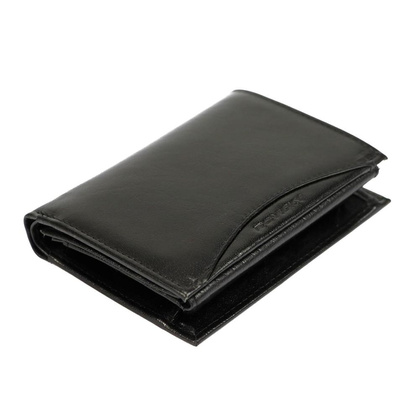 Duży, oryginalny portfel męski z naturalnej skóry licowej, rfid