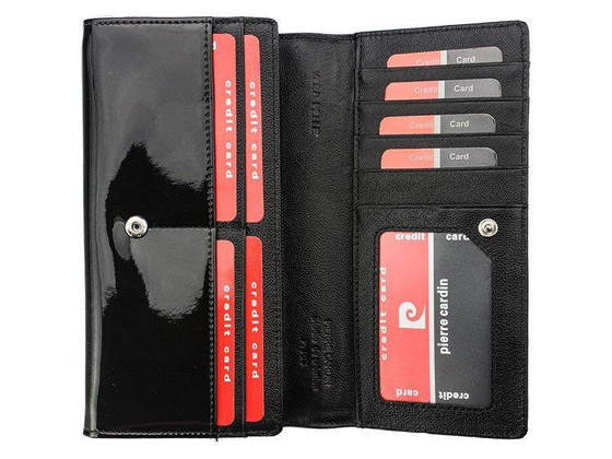 Portfel damski skórzany PIERRE CARDIN 05 LINE 106 Zielony