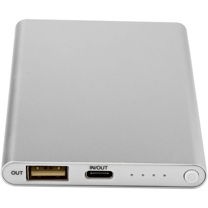 Pep powerbank o pojemności 4000 mAh Type-C z aluminium pochodzącego z recyklingu