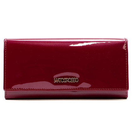 Portfel damski skórzany PELLUCCI 0743-57 RFID Bordo