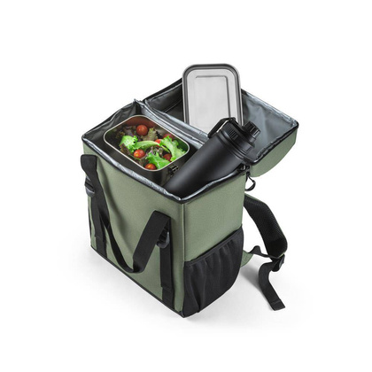 ROMA L. Wyściełany plecak termiczny 600D rPET i ripstop