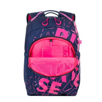 RIVACASE Heide Plecak 5430 30l, granatowy, różowy