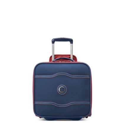 Delsey Chatelet Air 2.0 niebieska torba podróżna typu underseater