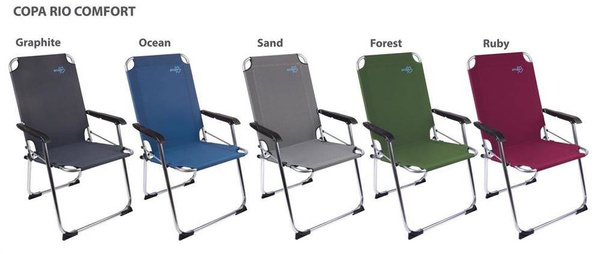 Krzesło turystyczne Copa Rio bordowe