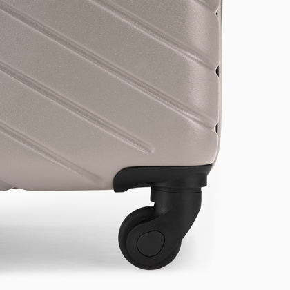 Średnia walizka PUCCINI MALAGA ABS027B 6C Szampański