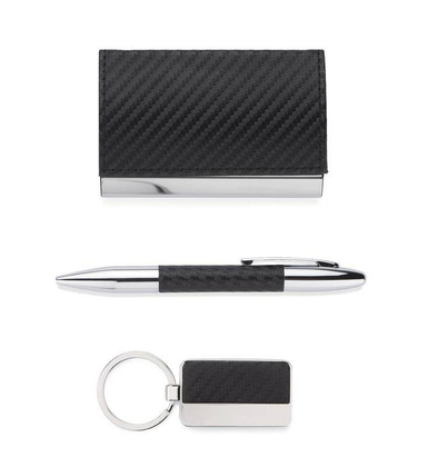 Zestaw upominkowy JOE brelok oraz długopis Czarny