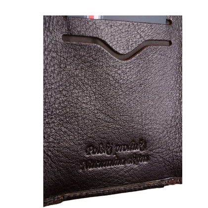 Mały damski portfel skórzany plecionka Canaletto na zatrzask PD1221cs289 GR