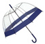 Parasol HONEYMOON, niebieski, transparentny