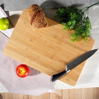 Deska kuchenna bambusowa drewniana do krojenia serwowania 46x30 cm