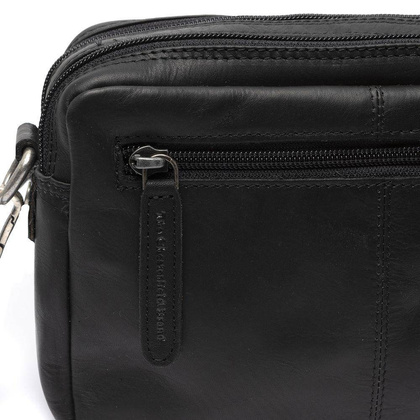 Torba na ramię skórzana Czarna - min. zamówienie 20 / 50 / 100 szt.