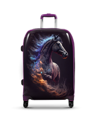 Średnia walizka Koń