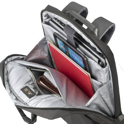 RIVACASE Tiergarten Plecak, laptop 15,6" ciemny beż