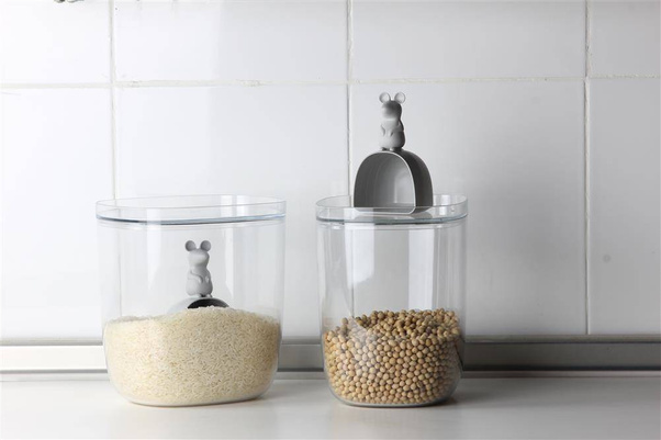 Pojemnik do przechowywania Lucky Mouse szary 3,5L 10326-GY