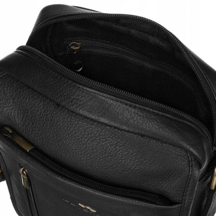 Listonoszka męska ze skóry naturalnej