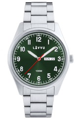 LAVVU Zegarek ze stali nierdzewnej FOSEN Green