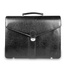 Skórzana teczka męska aktówka na laptopa czarna - Pavone Nero Modena 2195 BL
