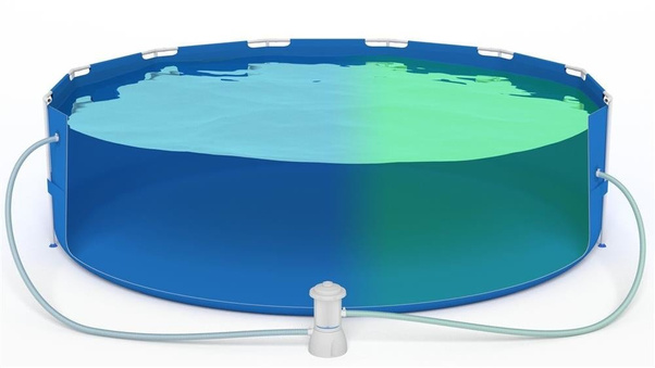 Basen ogrodowy stelażowy 450x122cm ZESTAW 17w1