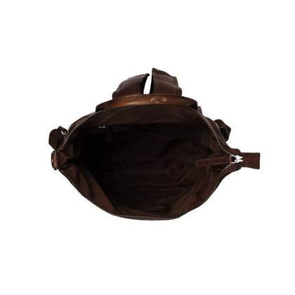 Plecak z miejscem na smartfon Brązowy - min. zamówienie 20 / 50 / 100 szt.