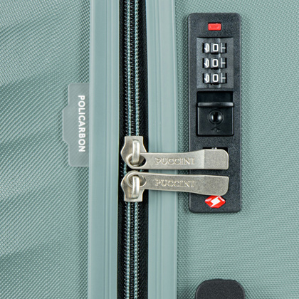 Mała kabinowa walizka PUCCINI VALENCIA PC032C 5C Zielona