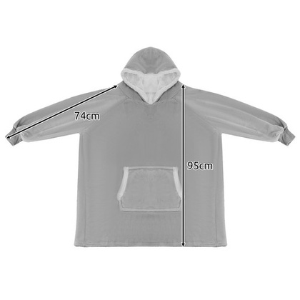 Bluza XXL - koc szary Ruhhy 24402