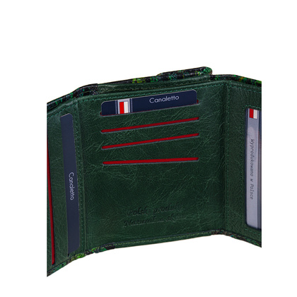 Mały portfel damski BajuBaj z kolorowej skóry naturalnej – funkcjonalność i bezpieczeństwo RFID PD2001cs161