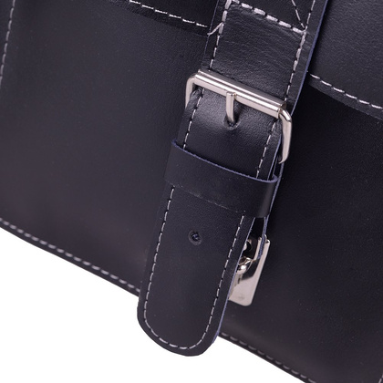 Torba na ramię skórzana KEMER TM 1101A Czarna - min. zamówienie 20 / 50 / 100 szt.