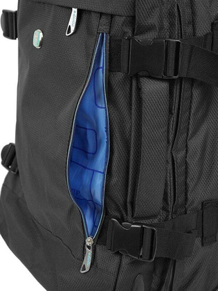 Torba podróżna na kołach DIELLE Czarna