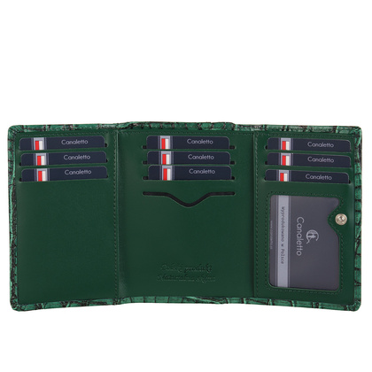 Portfel damski Canaletto ze skóry croco PD1224cs292 RFID